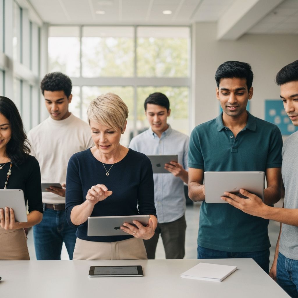 Een burger in een rolstoel navigeert zelfstandig een gemeentewebsite op zijn laptop.